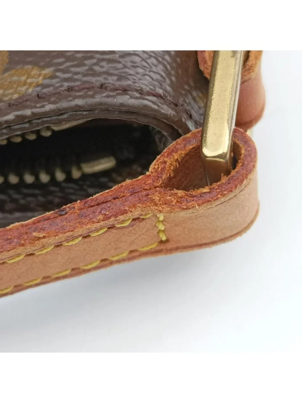 Louis Vuitton Panda Trotter Monogram Brown Multicolor Canvas Leather Shoulder